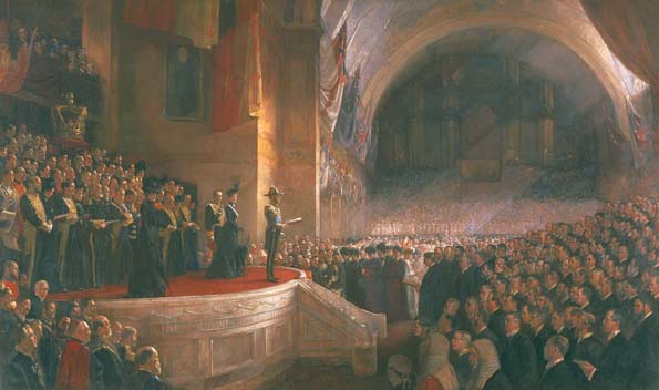Opening of the First Parliament of the Commonwealth of Australia by H.R.H. The Duke of Cornwall and York